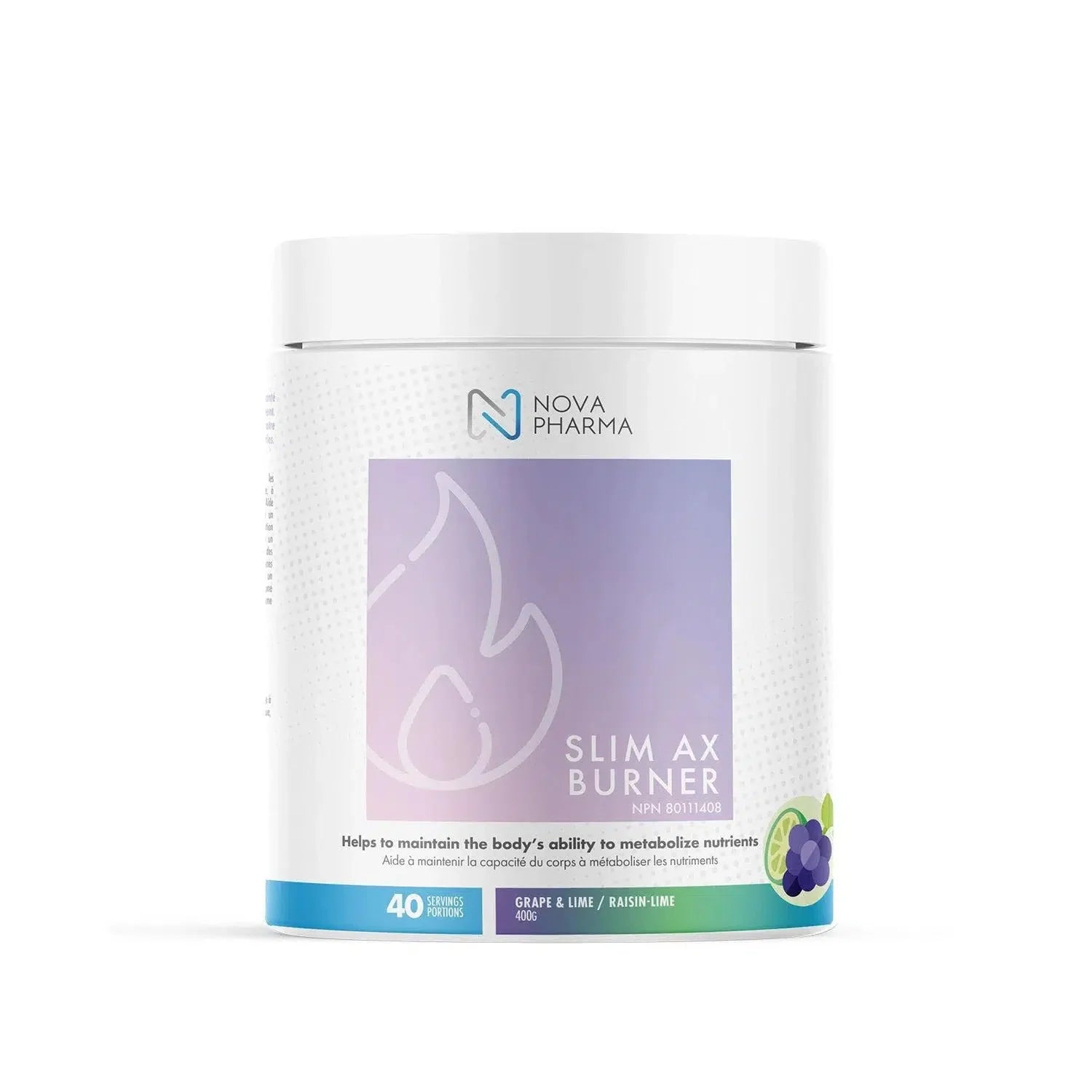 Slim Ax Burner Grape & Lime Nova Pharma