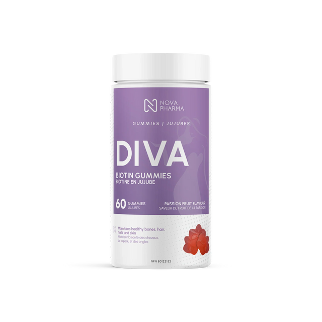 Nova Pharma - Diva, 60 Biotin gummies