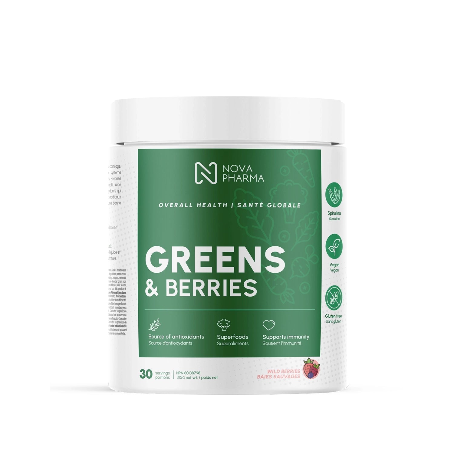 Greens & Berries, 30 portions
