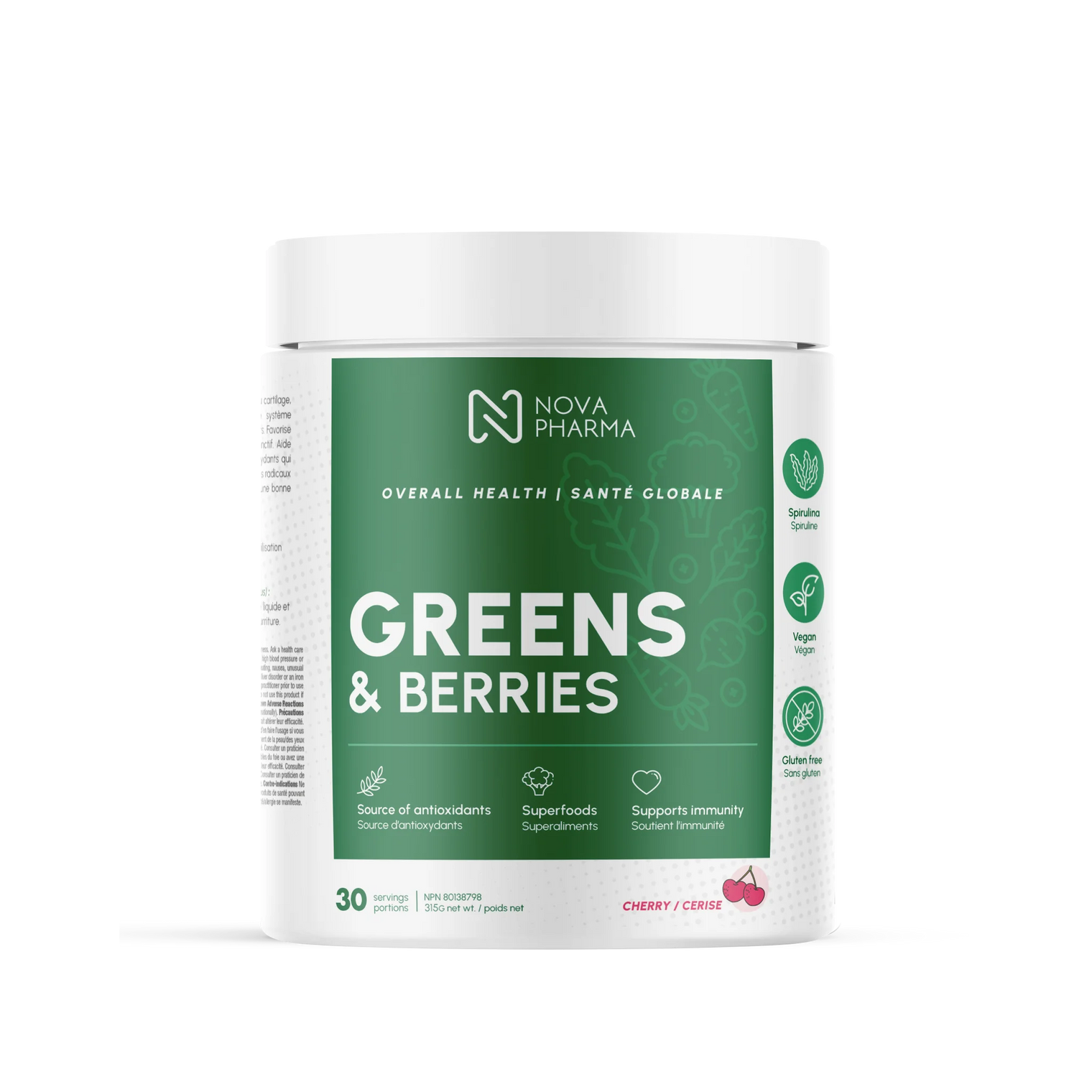 Greens & Berries Cherry Nova Pharma