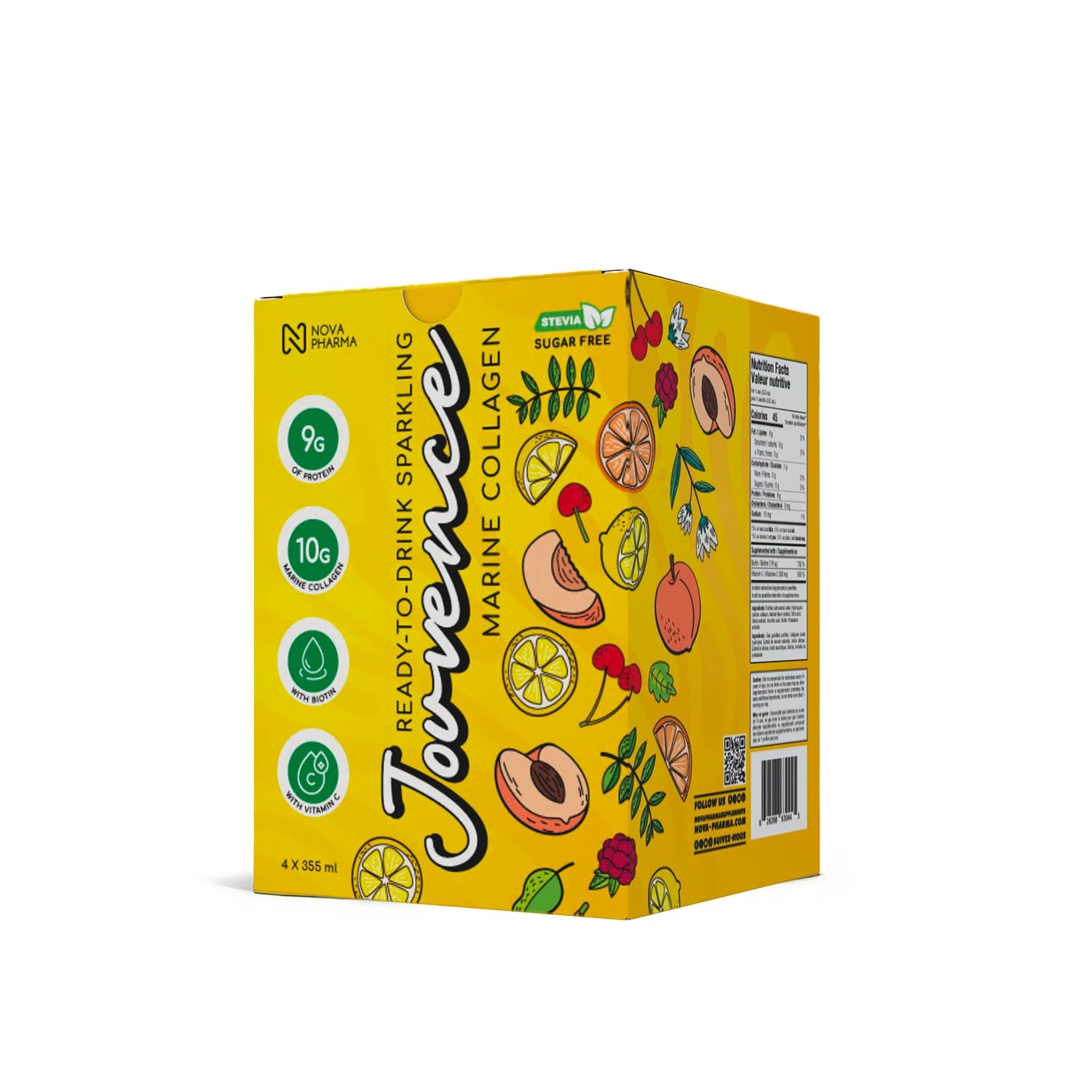 Jouvence Caisse Découverte - Boisson de Collagène Marin