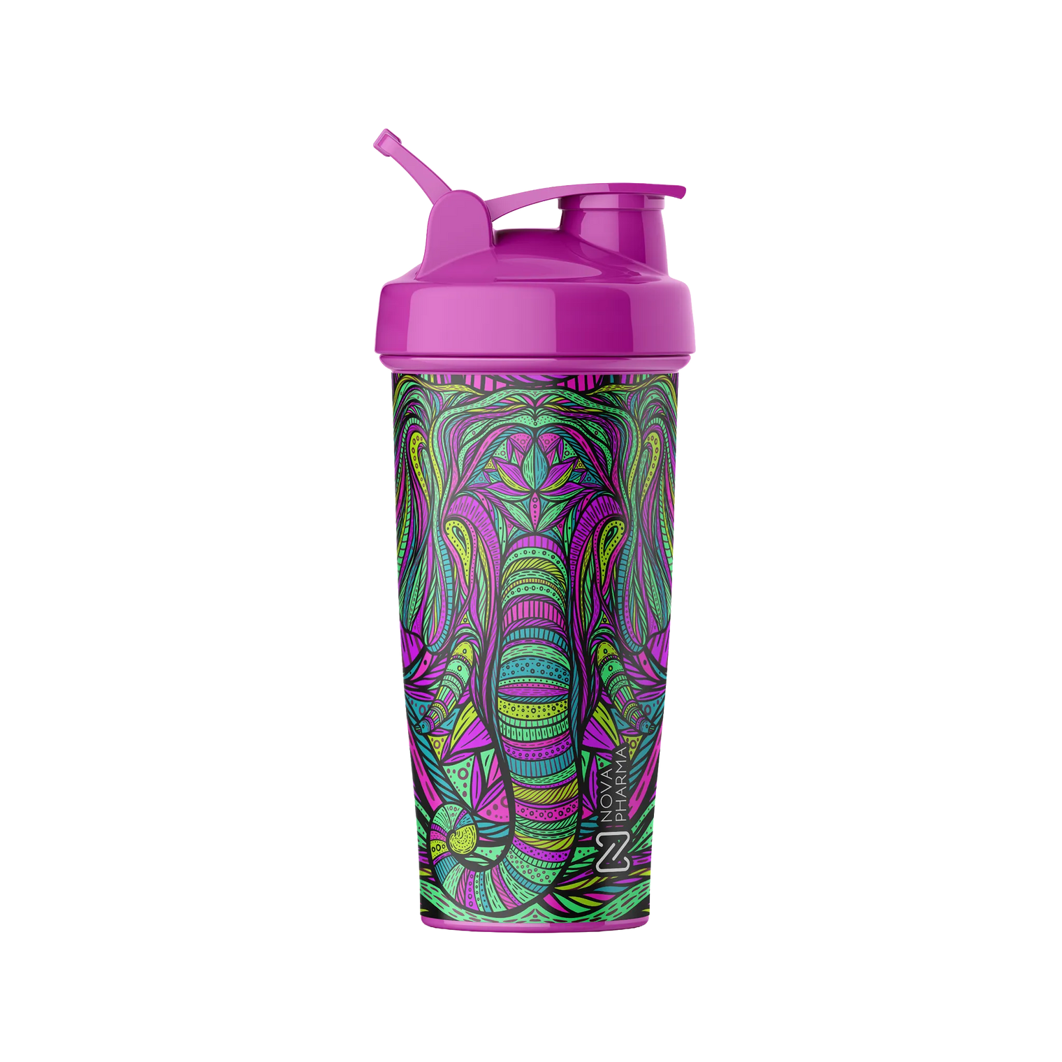 Mandalas BPA Free Shaker, 600 ml