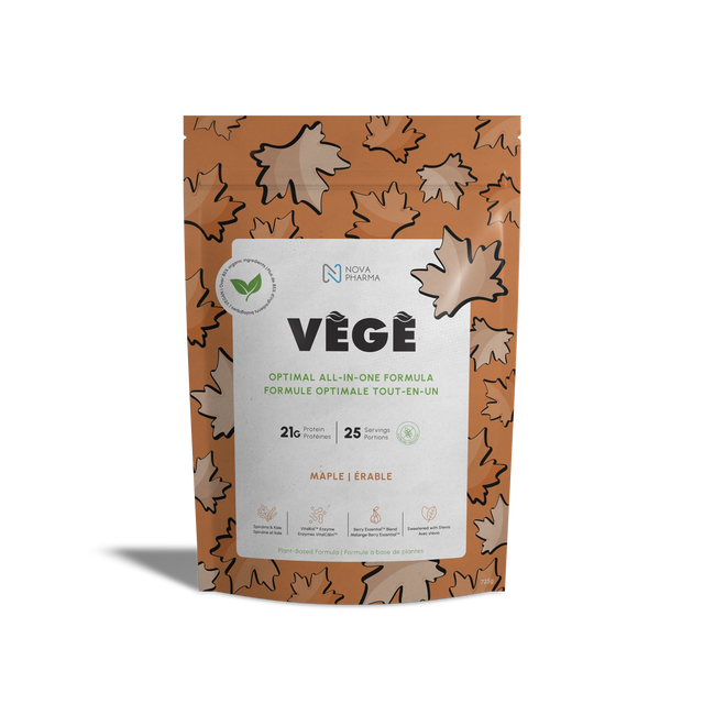 Vege, optimal all-in-one formula plant-based maple protein Nova Pharma