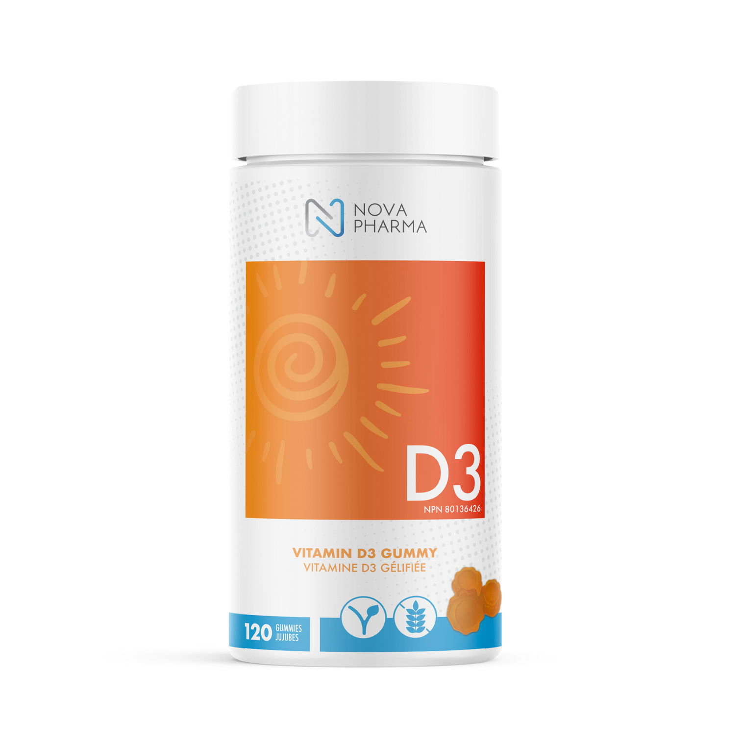 Vitamin D3 Vegan Gummies - 1000 IU