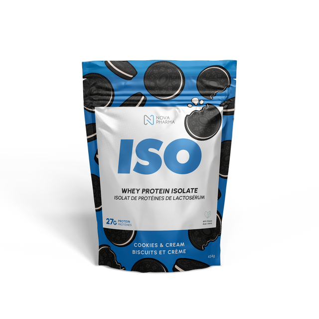 Whey protein isolate cookies & Cream by Nova Pharma