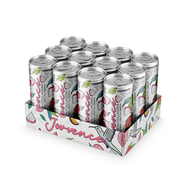 Jouvence 12 pack dragon fruit, ready to drink marine collagen by Nova Pharma