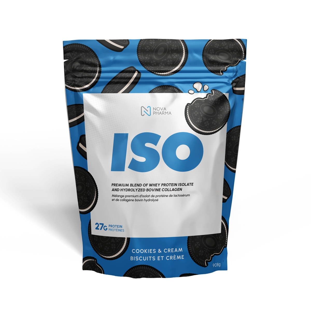 ISO BLEND Cookies & Cream - 908 g, pouch