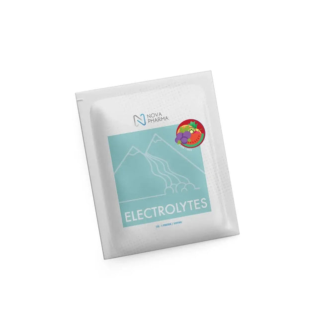 Sample of electrolytes fruit punch by Nova Pharma