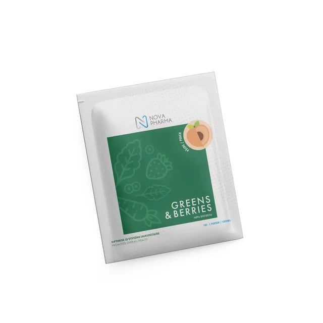 Nova Pharma Greens & Berries Sample peach