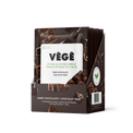 Vege protein all-in-one formula by nova pharma. 7 days of dark chocolate individual servings.