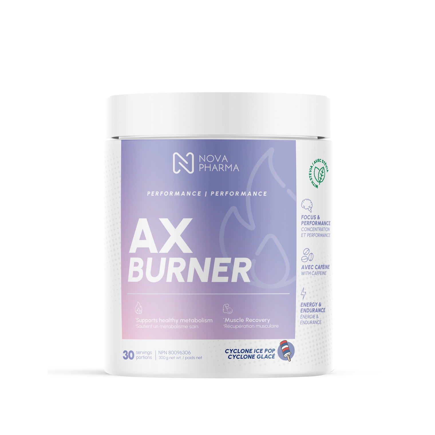 Slim Ax Burner, Stimulant Métabolique - 40 portions