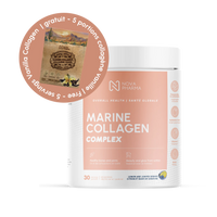 Collagène marin Complex avec Acide Hyaluronique, Vitamine C et Biotine - 30 portions