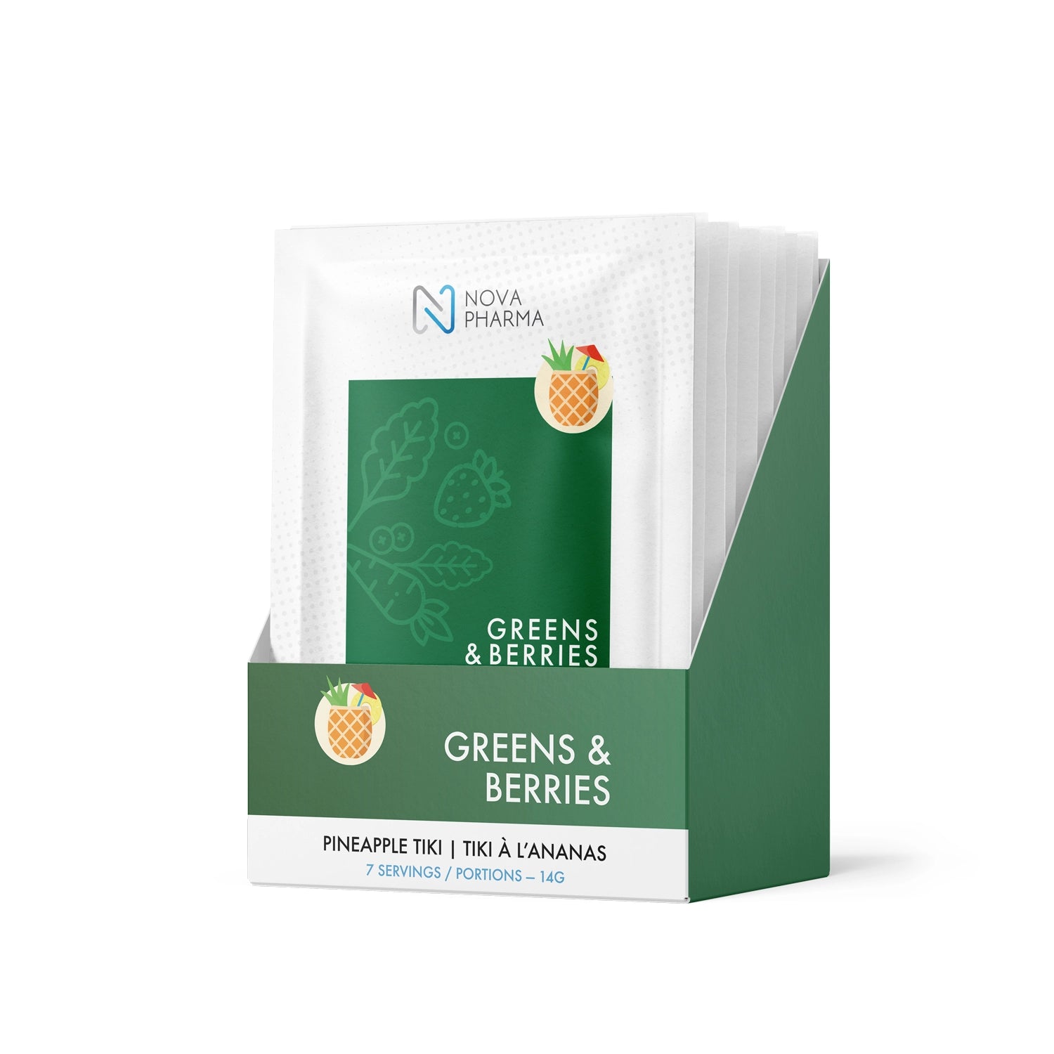 Nova Pharma - Pack 7 jours Greens & Berries