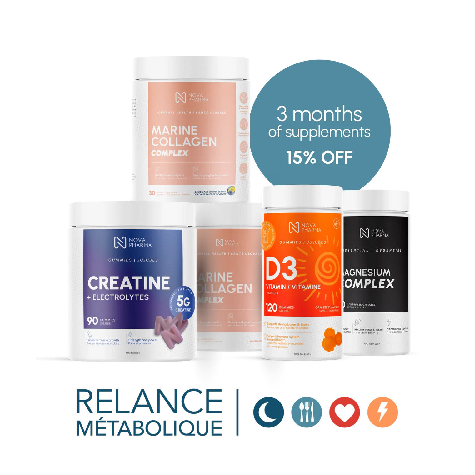 Bundle 3 Months | RELANCE MÉTABOLIQUE