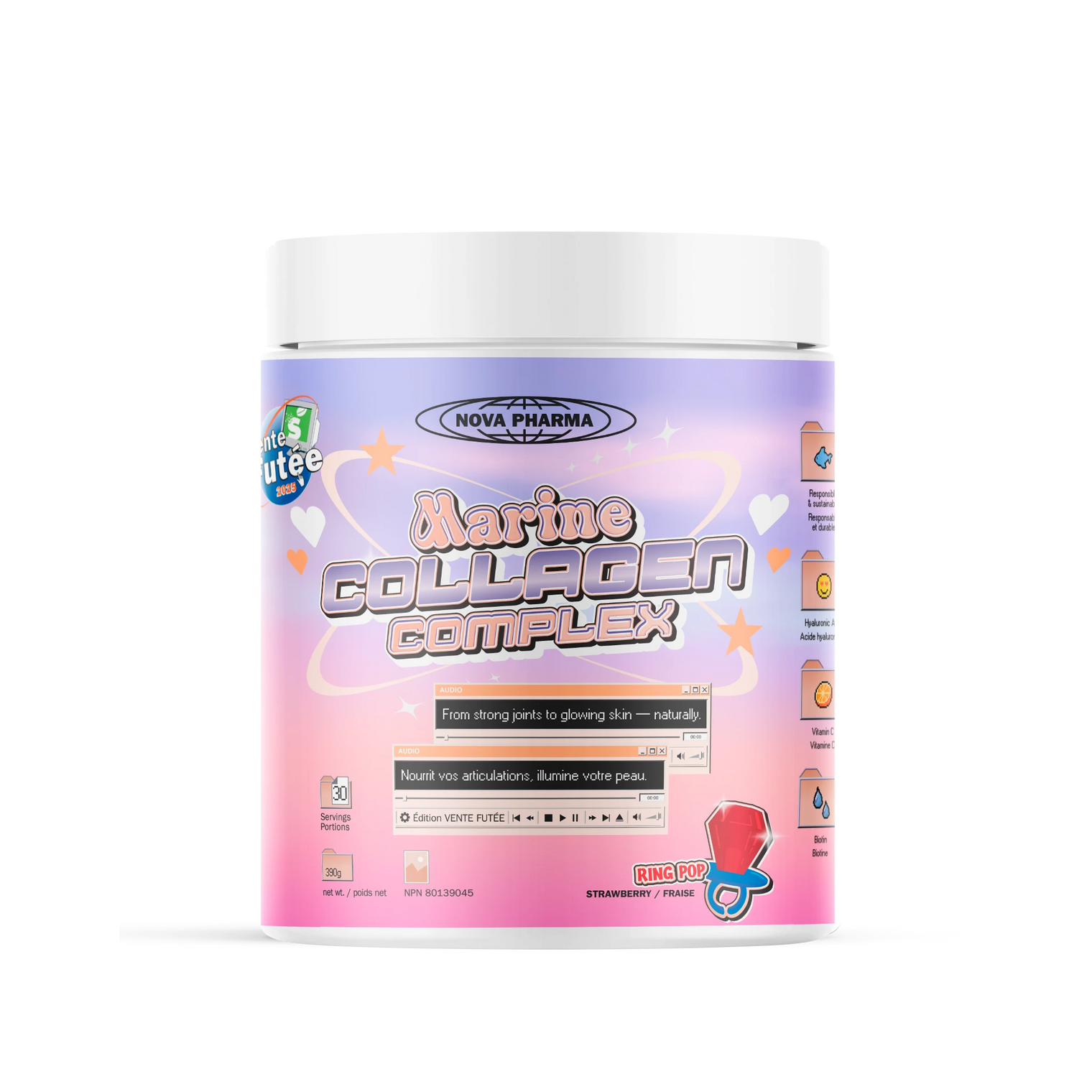 DOORCRASHER | Collagen Ring Pop, 25  servings