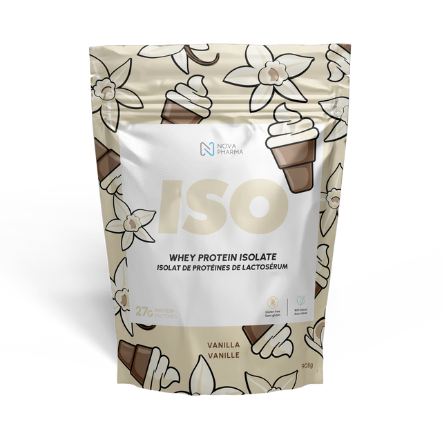 Vanilla ISO Whey Protein 908g by Nova Pharma