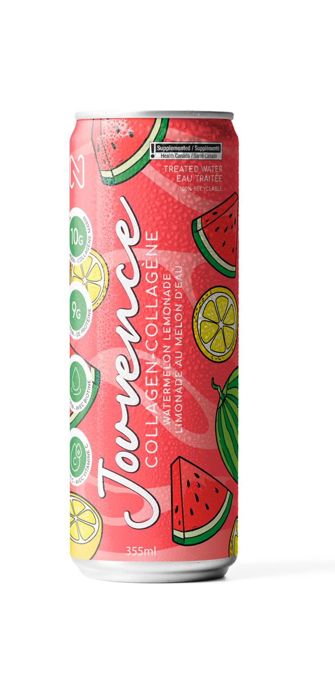 Jouvence, marine collagen ready-to-drink watermelon lemonade