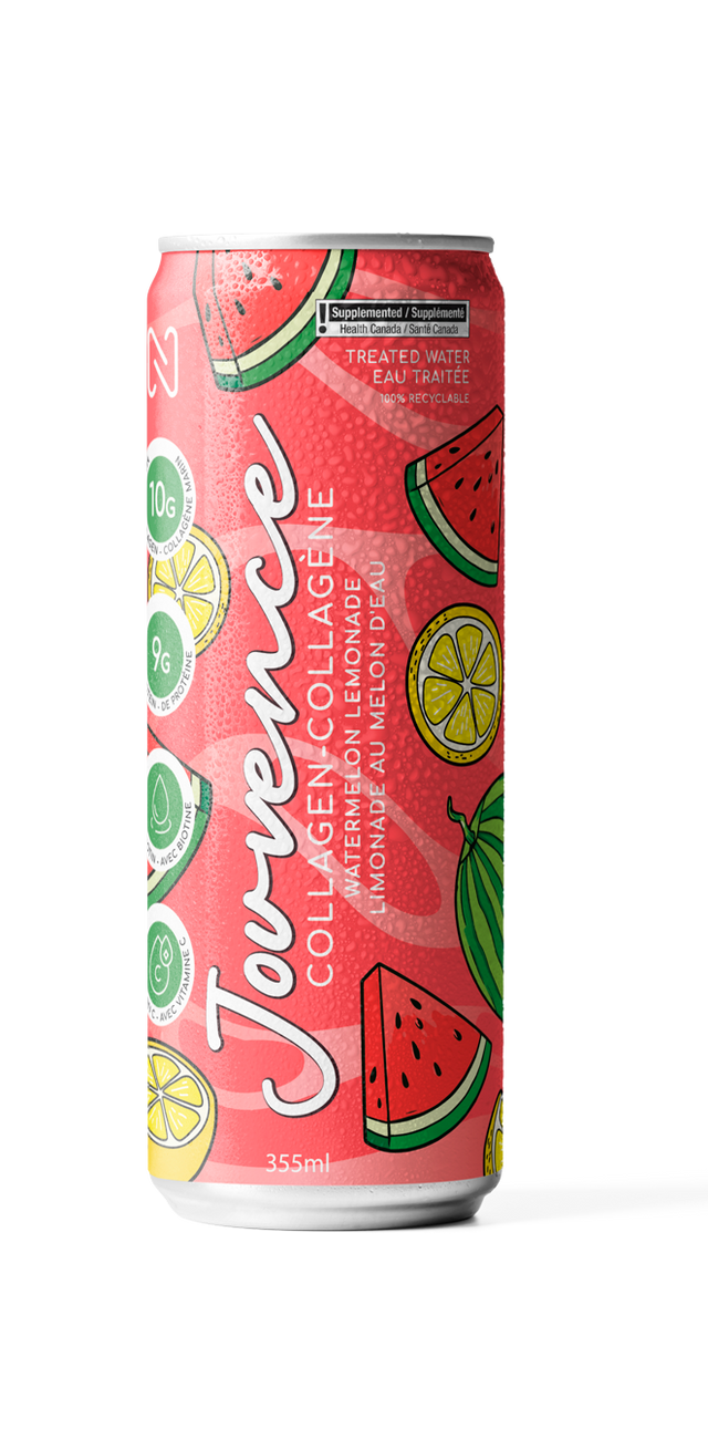 Jouvence, marine collagen ready-to-drink watermelon lemonade