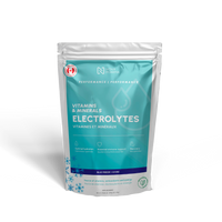 Individual servings electrolytes, 20 servings by Nova Pharma, blue freeze