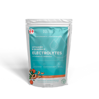 Individual servings electrolytes, 20 servings by Nova Pharma, peach