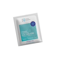 Individual servings electrolytes by Nova Pharma, blue freeze