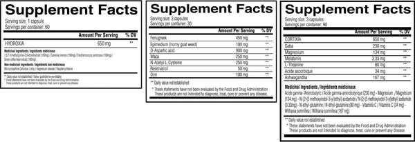 Nutrition Facts HD Trio - Nova Pharma